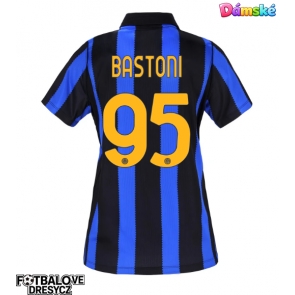 Inter Milan Alessandro Bastoni #95 Dámské Domácí Dres 2026-27 Krátký Rukáv